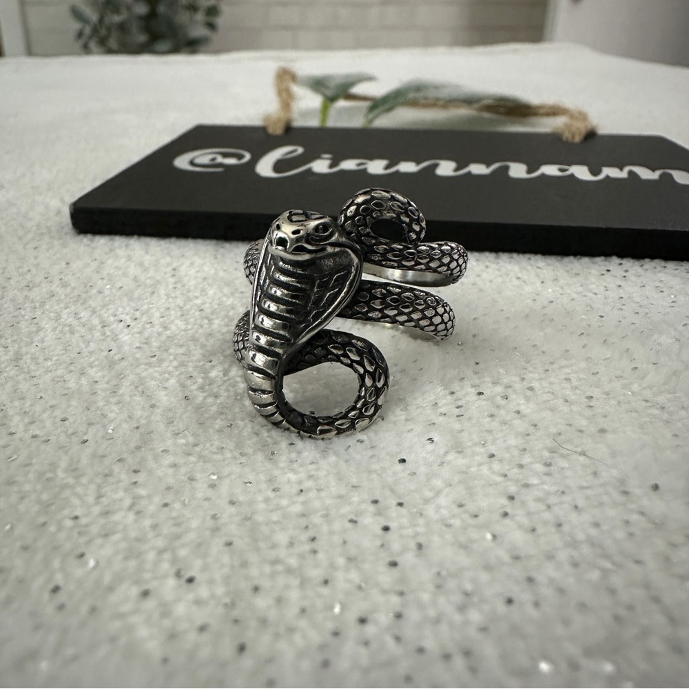 RICHSTEEL Cobra Snake Ring Size 11 - Picture 5 of 8